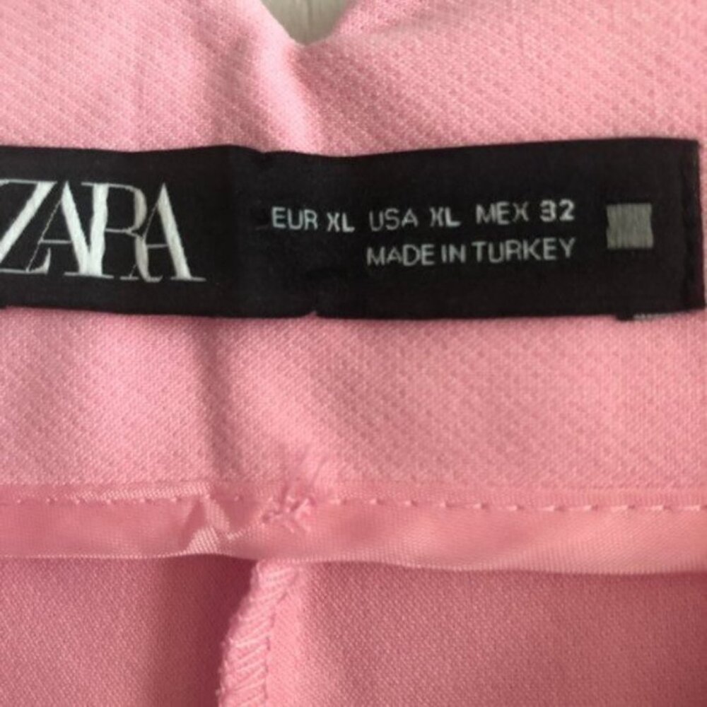 Zara pink High-Waist pants Sz.XL - Picture 9 of 10
